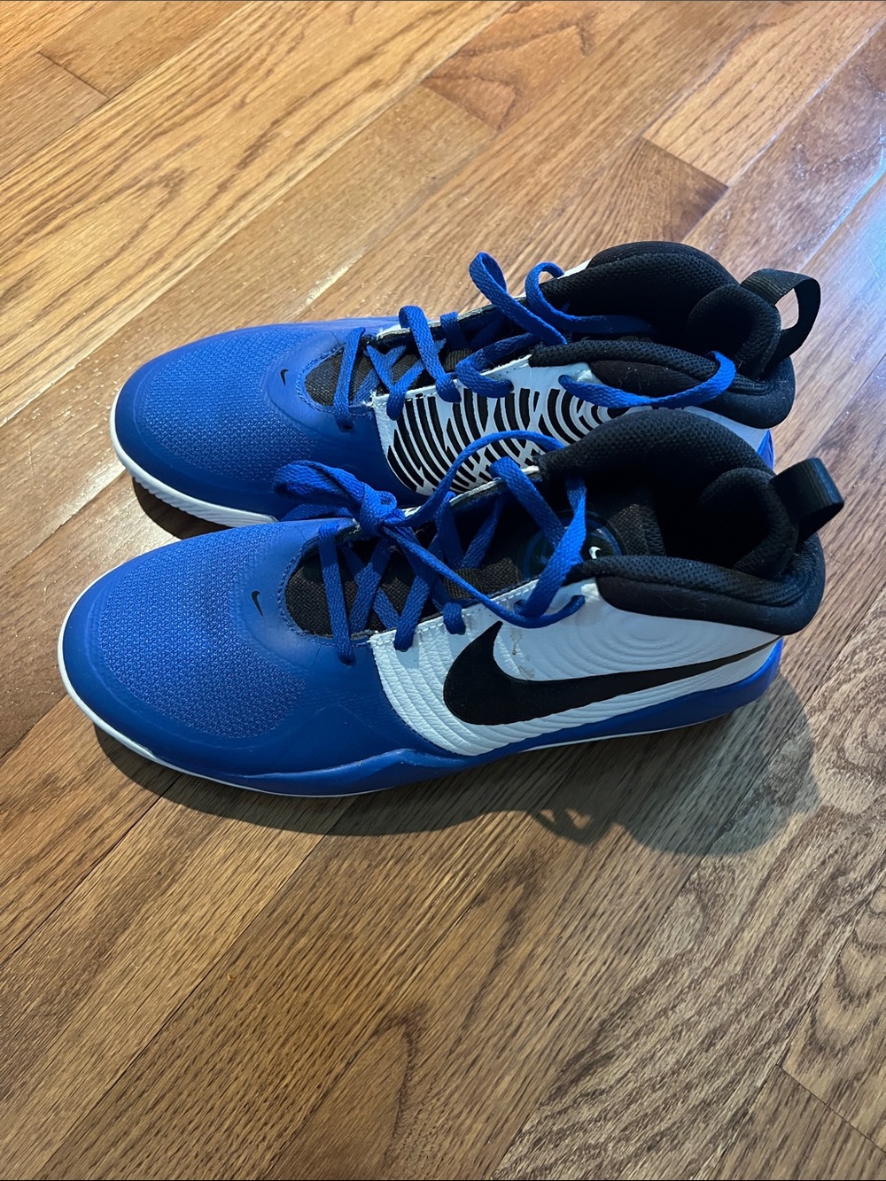 Nike Team Hustle D9 Grade School Kids' Basketball Shoes size 6.5